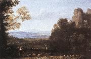 Claude Lorrain, Landscape with Apollo and Mercury